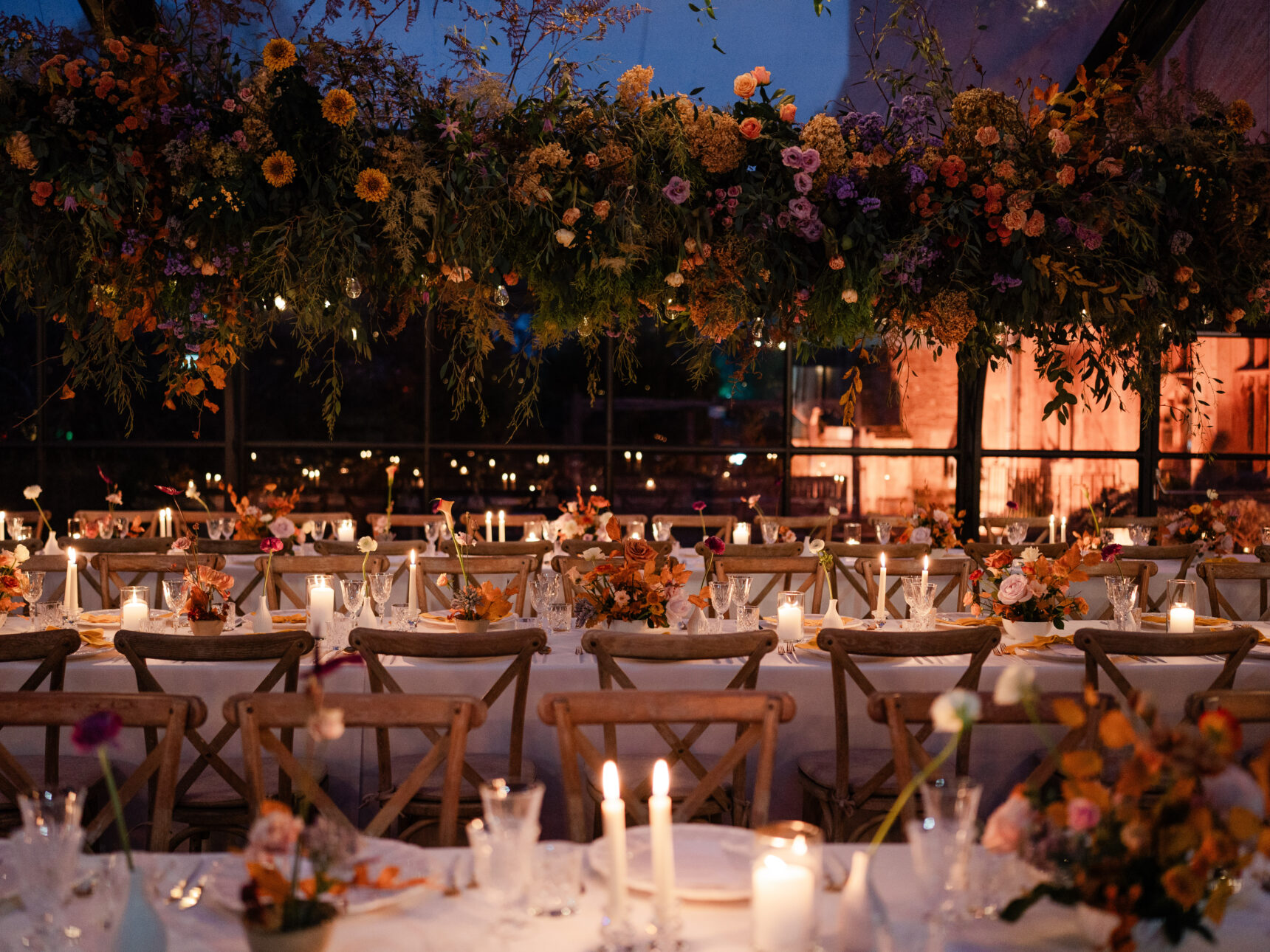 The Orangery as the sun drops